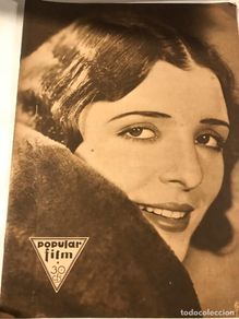 Cinéma: POPULAR FILM ENERO 1931 NUM 231 MONA MARIS ERNESTO VILCHES